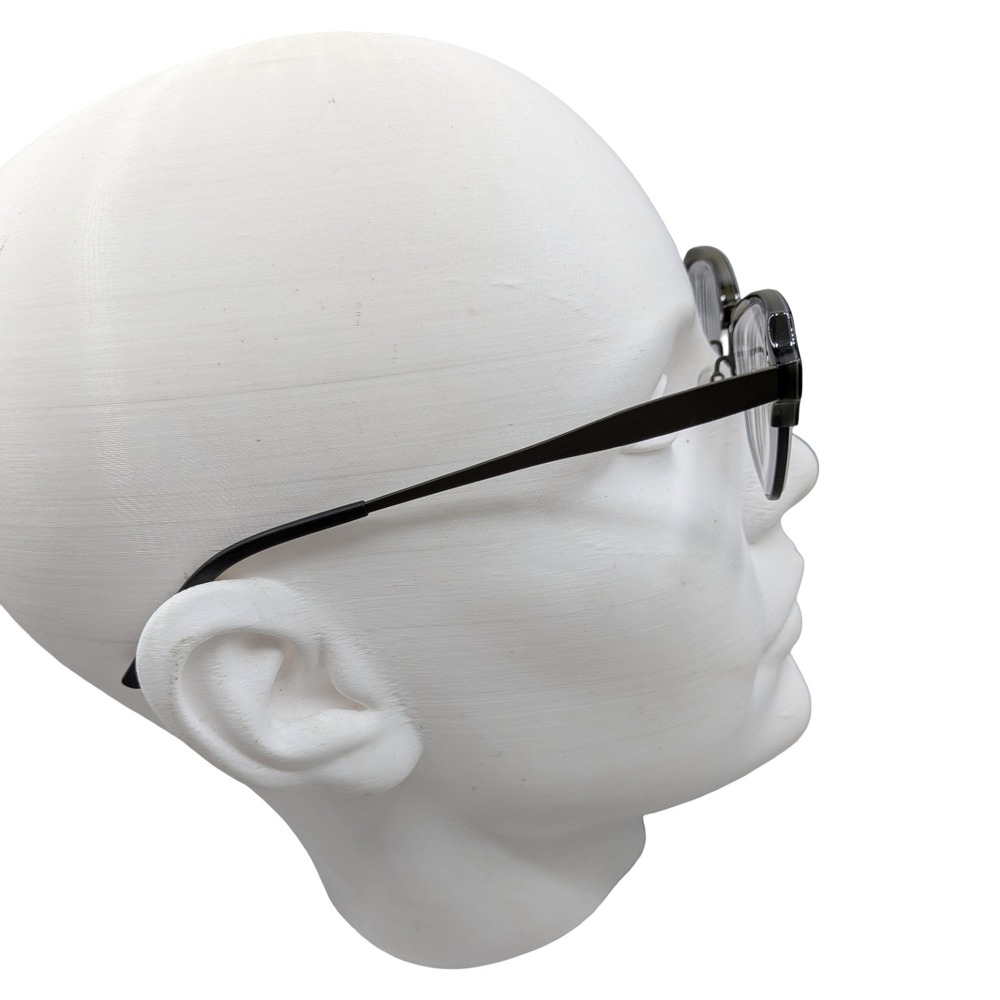 Bevel Azzurri 2522 BKGN Eyeglasses Black Green Cat Eye Frames Japan 51-17 - Picture 3 of 5